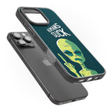 iPhone 16 Pro Max Humans Suck Alien Black Impact Phone Case