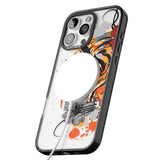 iPhone 16 Pro Max Sugar Skull Tiger Black Impact Phone Case