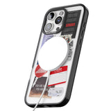 iPhone 16 Pro Max Red & Black Sticker Mix Black Impact Phone Case