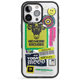 iPhone 16 Pro Max No More Excuses Sticker Mix Black Impact Phone Case