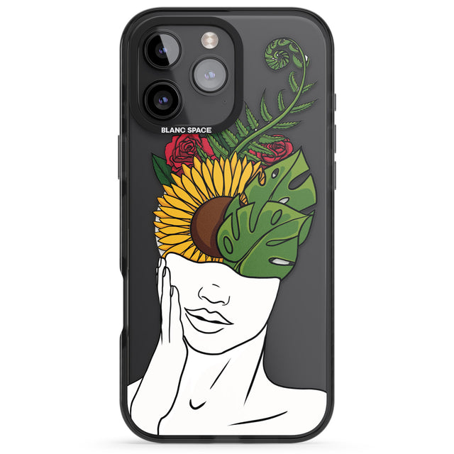 iPhone 16 Pro Max Let The Mind Flourish Black Impact Phone Case