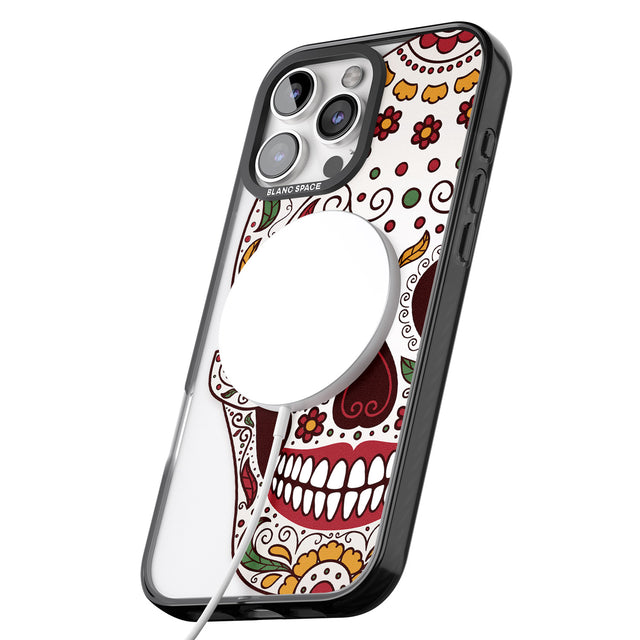 iPhone 16 Pro Max Autumn Sugar Skull Black Impact Phone Case