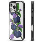 iPhone 16 Pro Max Vintage Painted Plums Black Impact Phone Case + Magsafe