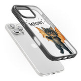 MEOW! Black Impact Magsafe Phone Case for iPhone 16 Pro, iPhone 16 Pro Max