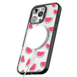 iPhone 16 Pro Max Watermelon Slices - Clear Black Impact Phone Case