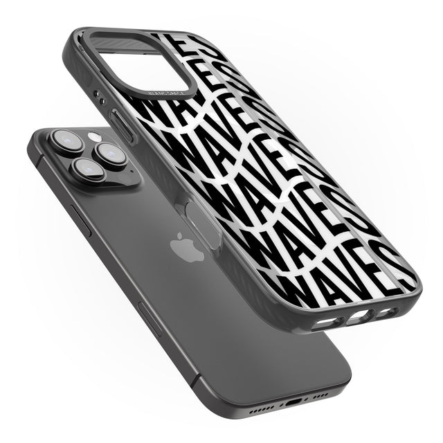 iPhone 16 Pro Max WAVES Clear Impact Phone Case + Magsafe