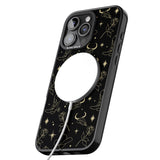 iPhone 16 Pro Max Celestial West Pattern Black Impact Phone Case