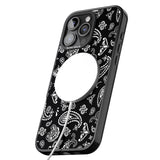 iPhone 16 Pro Max Black Bandana Black Impact Phone Case