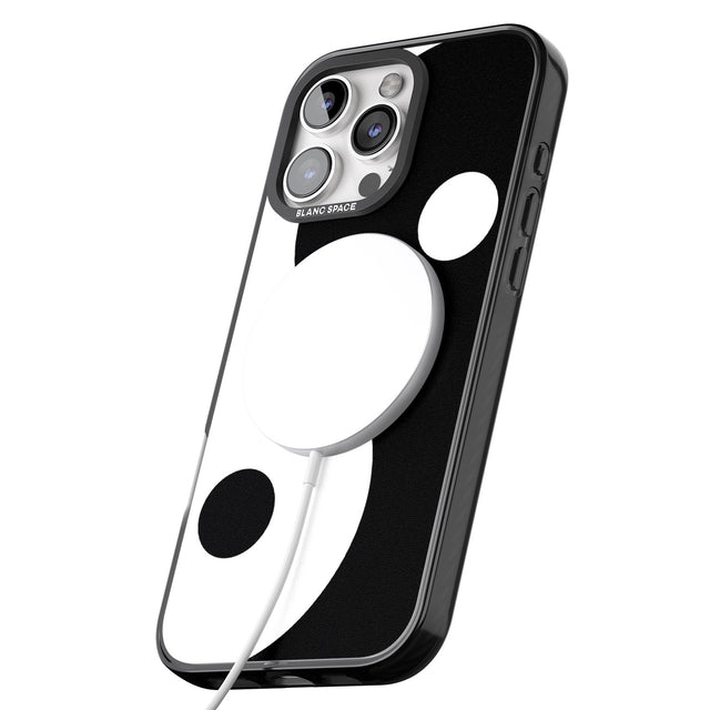 iPhone 16 Pro Max Large Yin Yang Black Impact Phone Case