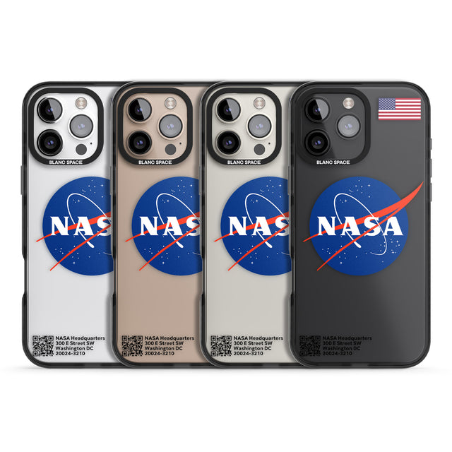 iPhone 16 Pro Max NASA Meatball Black Impact Phone Case