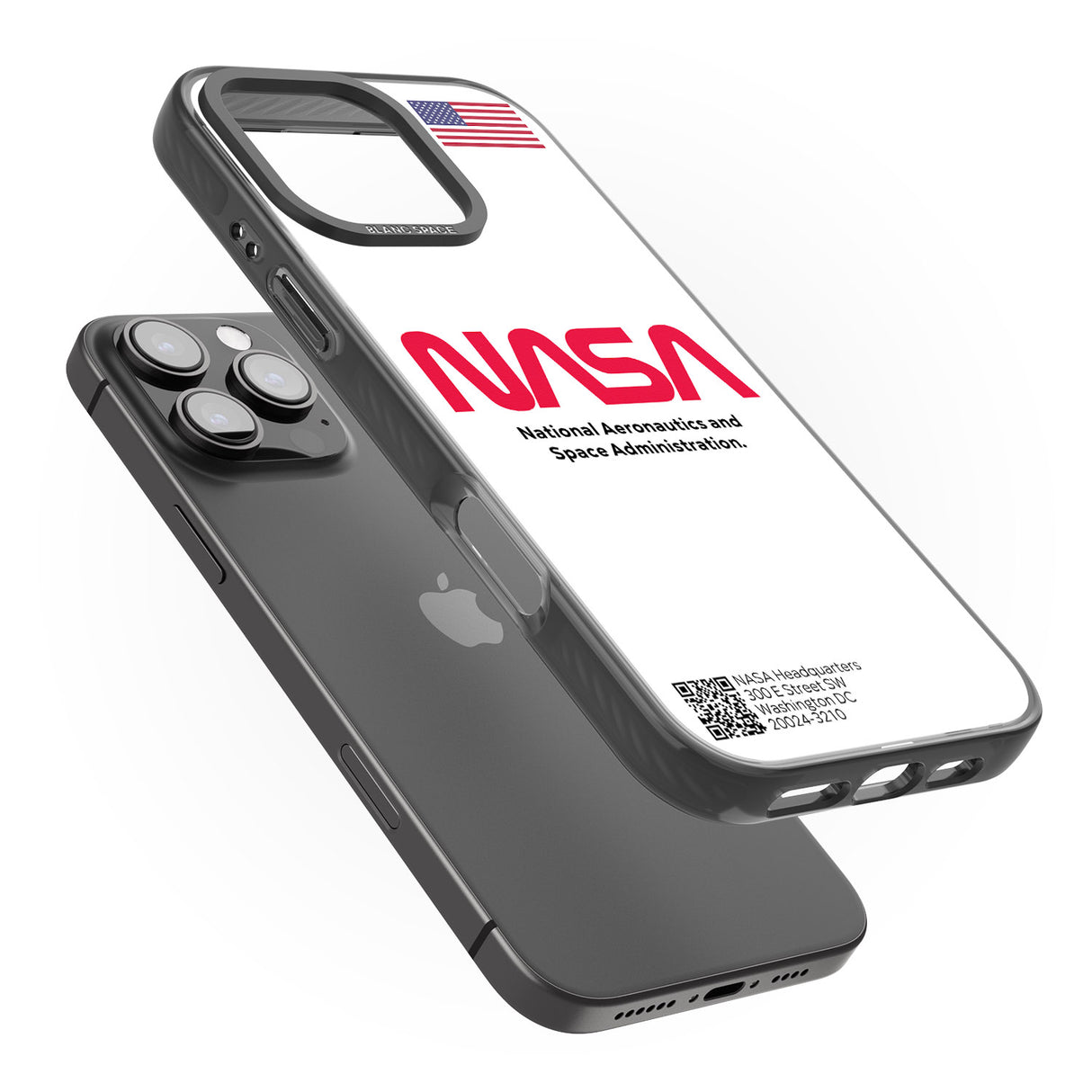 iPhone 16 Pro Max NASA The Worm Black Impact Phone Case