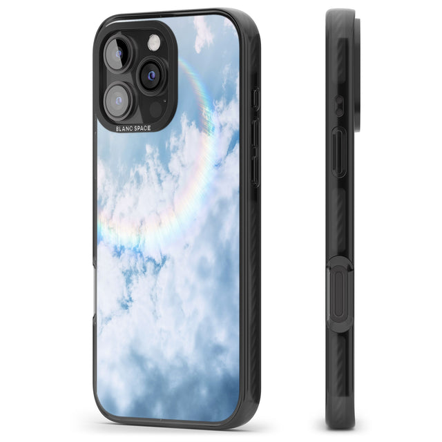 iPhone 16 Pro Max Rainbow Light Flare Photograph Black Impact Phone Case