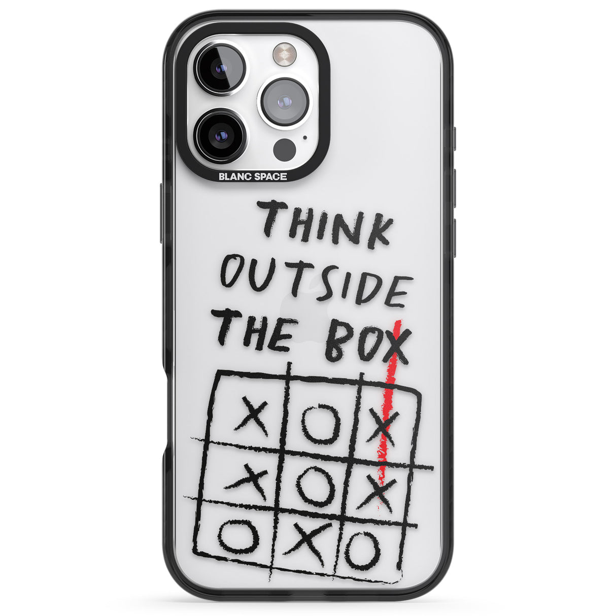 iPhone 16 Pro Max Think Outside the Box Black Impact Phone Case