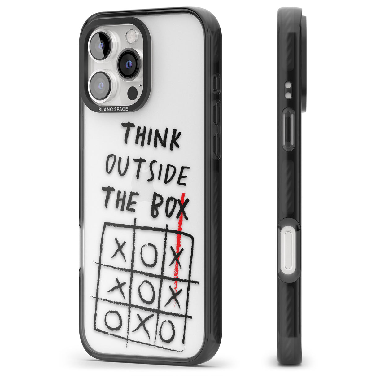 iPhone 16 Pro Max Think Outside the Box Black Impact Phone Case