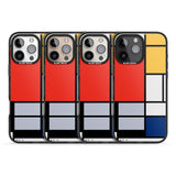 iPhone 16 Pro Max Piet Mondrian's Composition Black Impact Phone Case