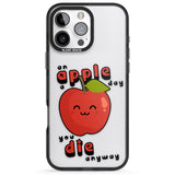 iPhone 16 An Apple a Day Clear Impact Phone Case