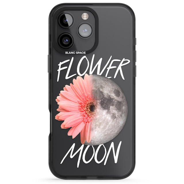 iPhone 16 Flower Moon Clear Impact Phone Case