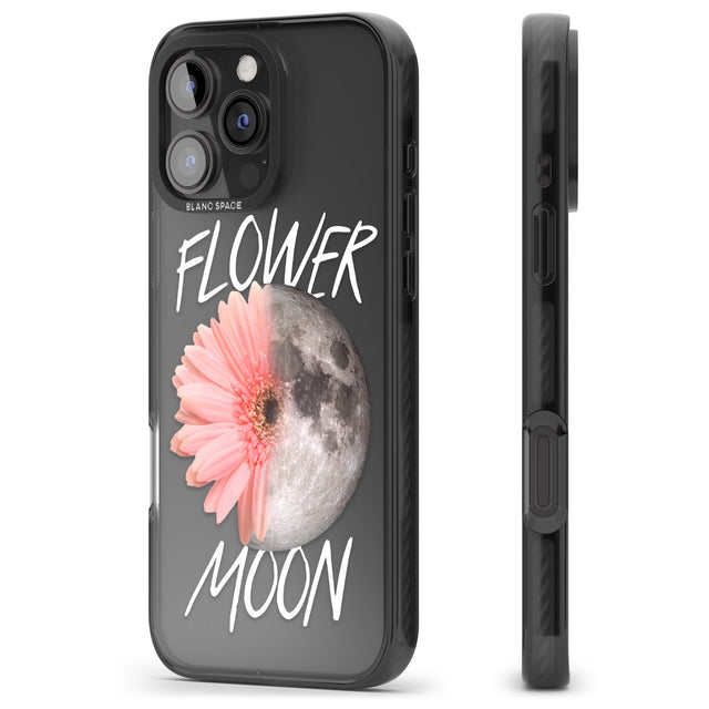 iPhone 16 Flower Moon Clear Impact Phone Case