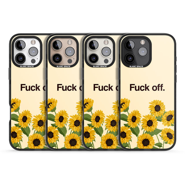 iPhone 16 Pro Max F*ck off Black Impact Phone Case