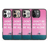 iPhone 16 Pro Max Don't be afraid to be alone Black Impact Phone Case