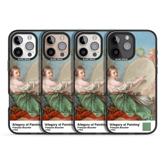 iPhone 16 Pro Max Allegory of Painting Black Impact Phone Case