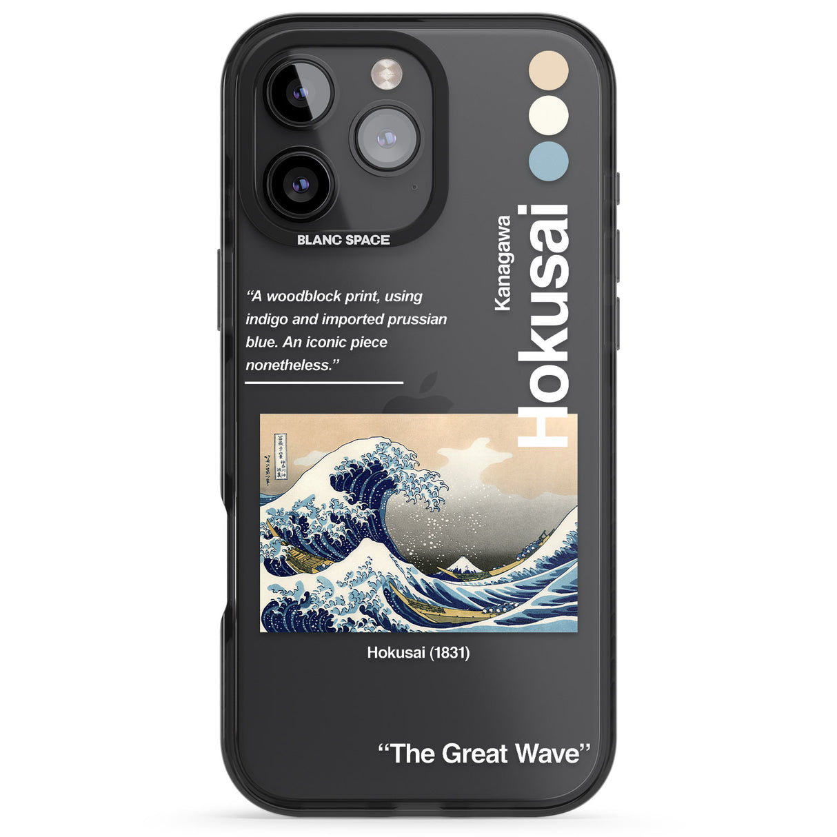 iPhone 16 Pro Max The Great Wave Black Impact Phone Case