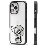 iPhone 16 Pro Max Skull Eyes Black Impact Phone Case