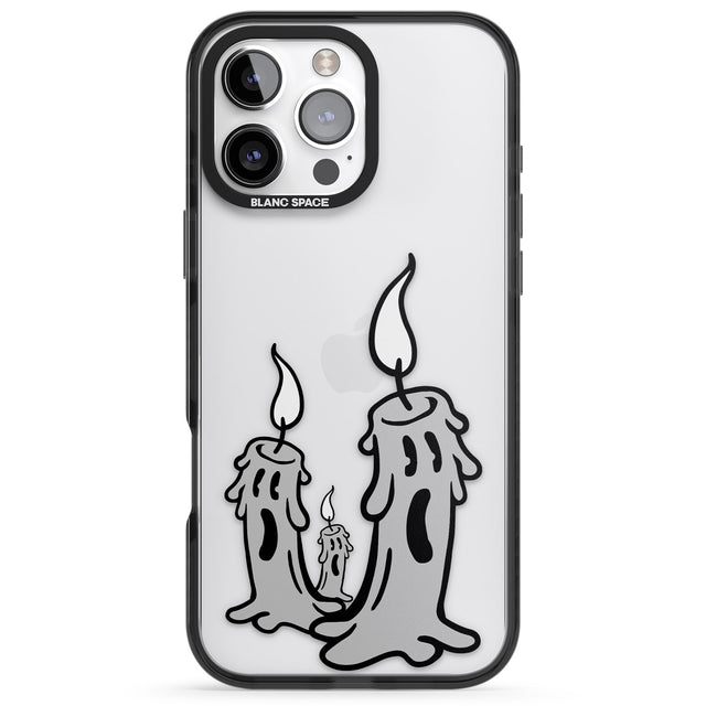 iPhone 16 Pro Max Candle Lit Black Impact Phone Case