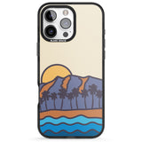 iPhone 16 Pro Max South Sunset Black Impact Phone Case