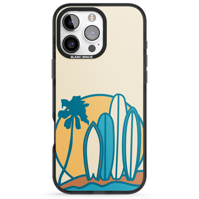 iPhone 16 Pro Max Beach Bound Black Impact Phone Case