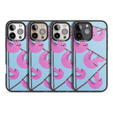 iPhone 16 Pro Max Pink Sloth Black Impact Phone Case