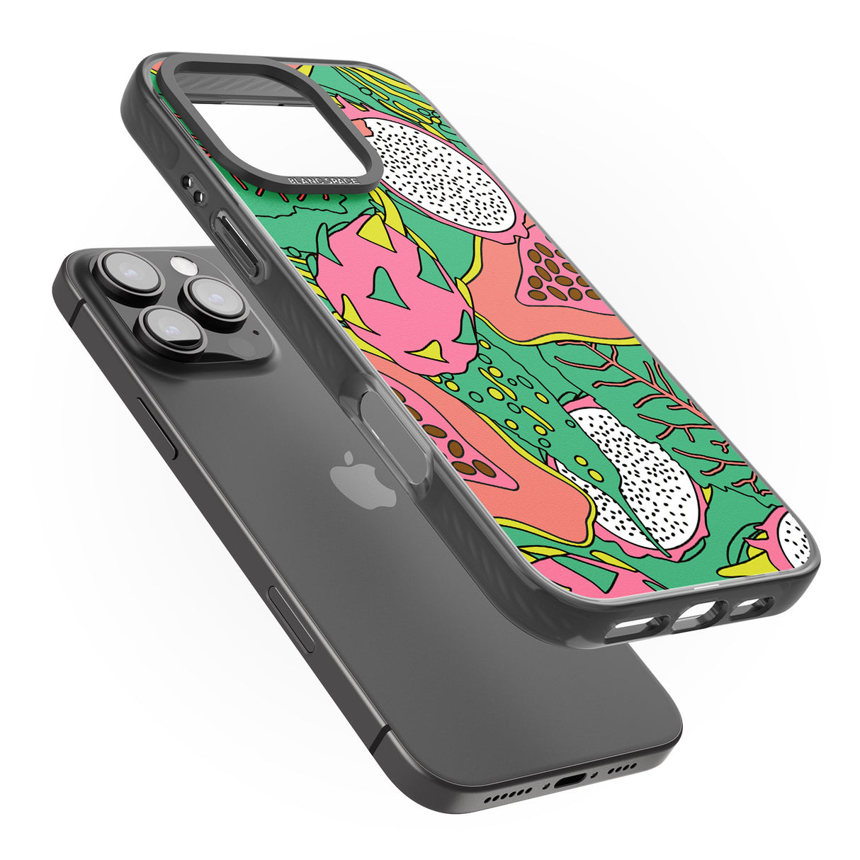 iPhone 16 Pro Max Psychedelic Salad Black Impact Phone Case