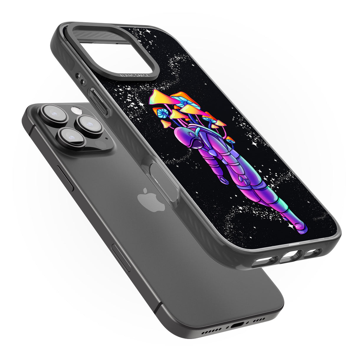 iPhone 16 Pro Max Space Mutation Black Impact Phone Case