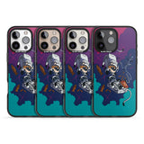 iPhone 16 Pro Max Cats In Space Black Impact Phone Case