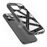 iPhone 16 Pro Max Caution Tape (Clear) Not a Morning Person Black Impact Phone Case