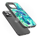 iPhone 16 Pro Max Tropical Palms Black Impact Phone Case