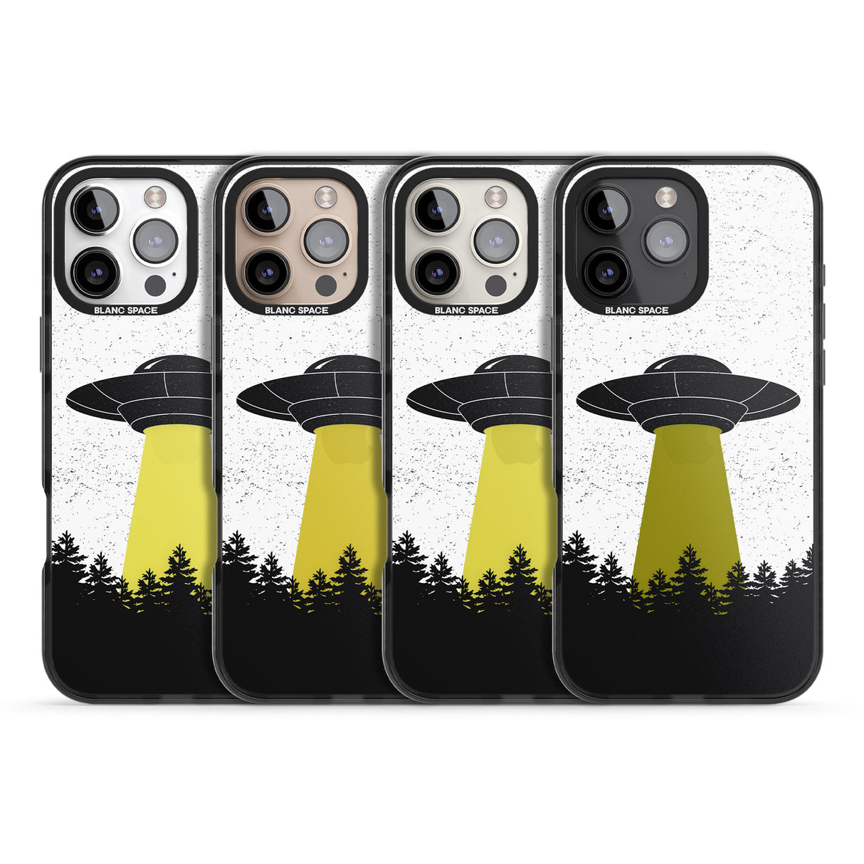 iPhone 16 Pro Max Alien Abduction Black Impact Phone Case