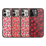 iPhone 16 Pro Max Lips Pattern Black Impact Phone Case