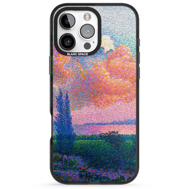 iPhone 16 Pro Max Spring's Garden Black Impact Phone Case