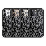 iPhone 16 Pro Max Black Bandana Black Impact Phone Case