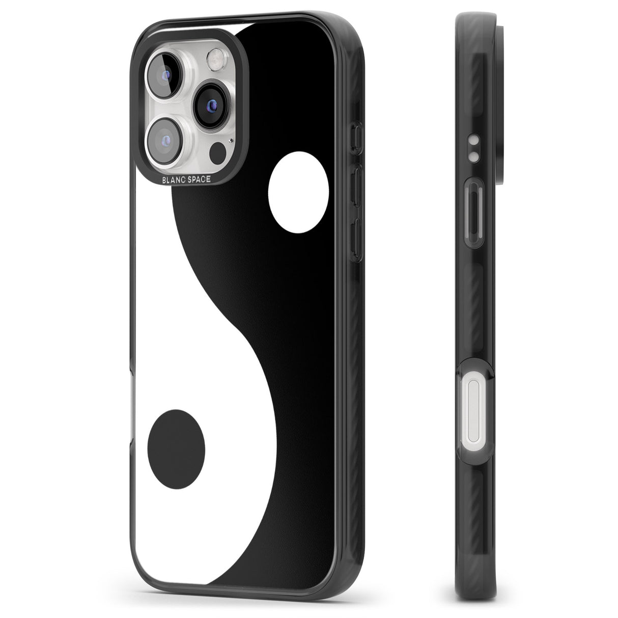 iPhone 16 Pro Max Large Yin Yang Black Impact Phone Case