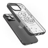 iPhone 16 Pro Max Scorpio Emblem - Transparent Design Black Impact Phone Case