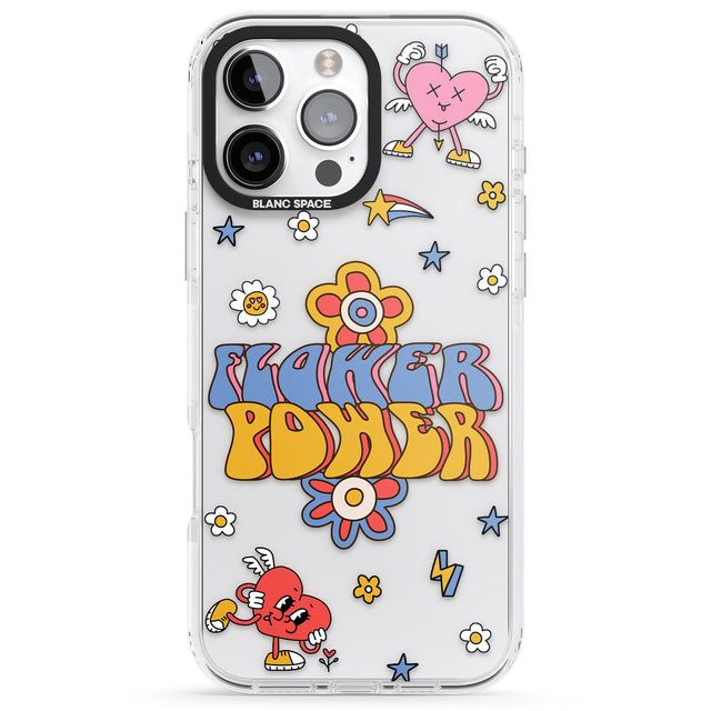 iPhone 16 Flower Power Clear Impact Phone Case