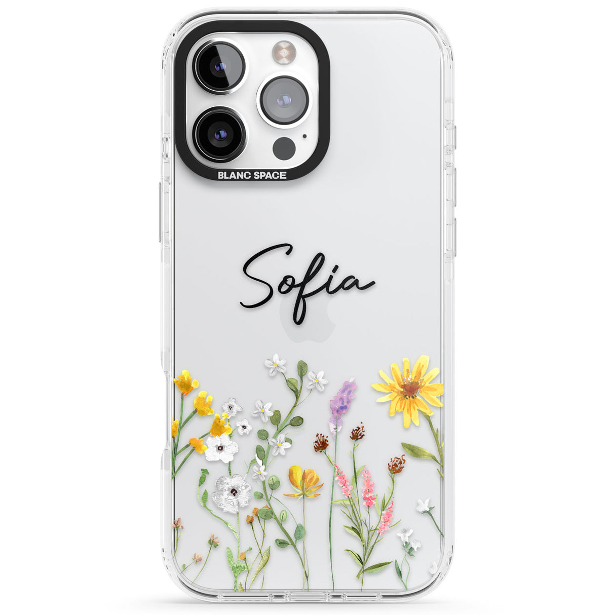 Personalised April Wildfowers Impact Phone Case for iPhone 16 Pro, iPhone 16 Pro Max