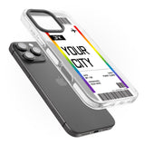 iPhone 16 Pro Max Pride Boarding Pass (Limited Edition) Black Impact Phone Case