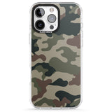 iPhone 16 Pro Max Woodland British Camo Black Impact Phone Case