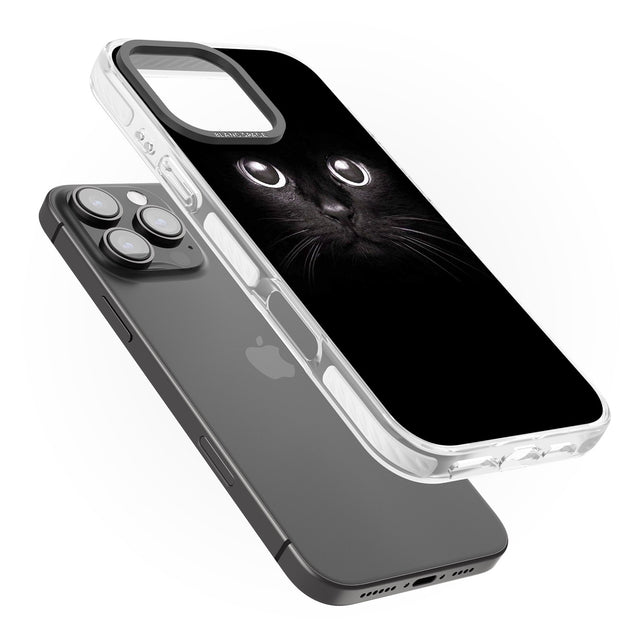 iPhone 16 Pro Max Black Cat Black Impact Phone Case