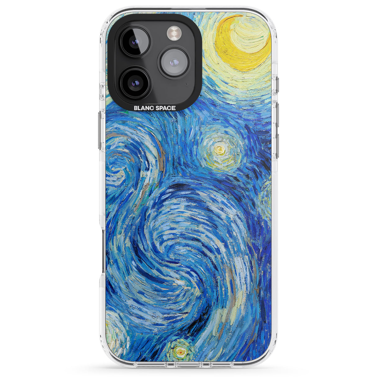 iPhone 16 Pro Max The Starry Night by Vincent Van Gogh Black Impact Phone Case