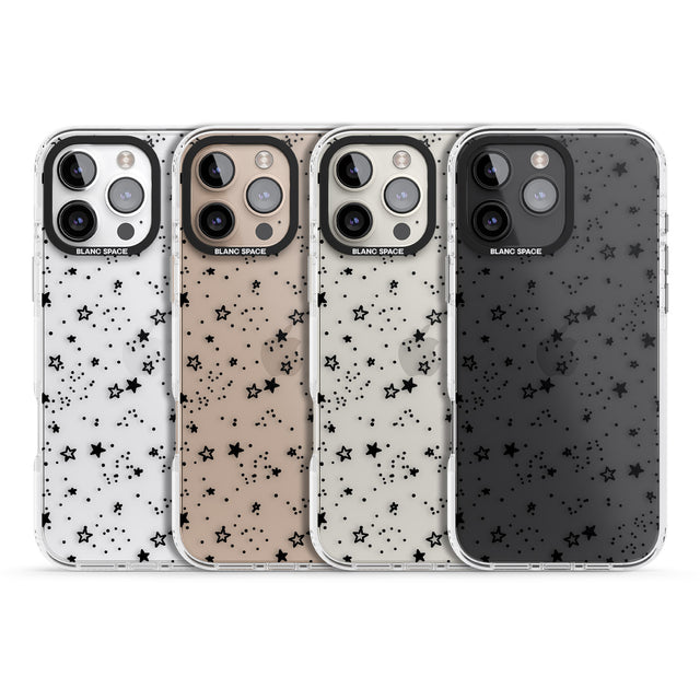 iPhone 16 Pro Max Mixed Stars Black Impact Phone Case