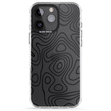 iPhone 16 Pro Max Damascus Steel Black Impact Phone Case